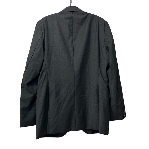BOSS Hugo Boss blazer 42L gray virgin wool long sleeve office business career -3 - Picture 4 of 5